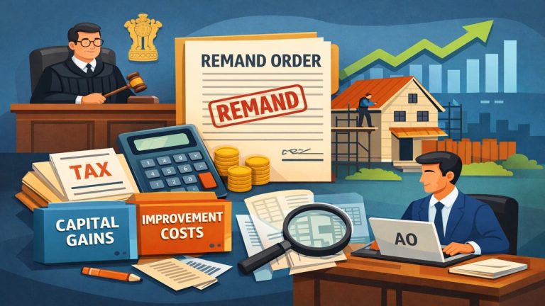 ITAT Remands Capital Gains Case to AO for Fresh Verification of Improvement Costs