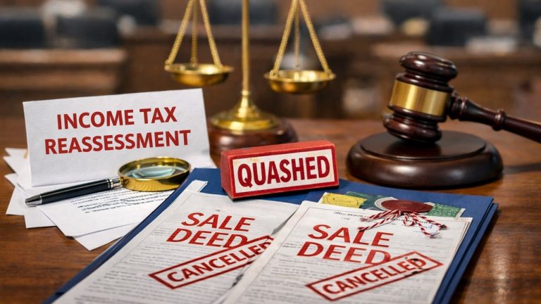 HC Quashes Reassessment Where Cancelled Sale Deeds Show No Real Income Accrued