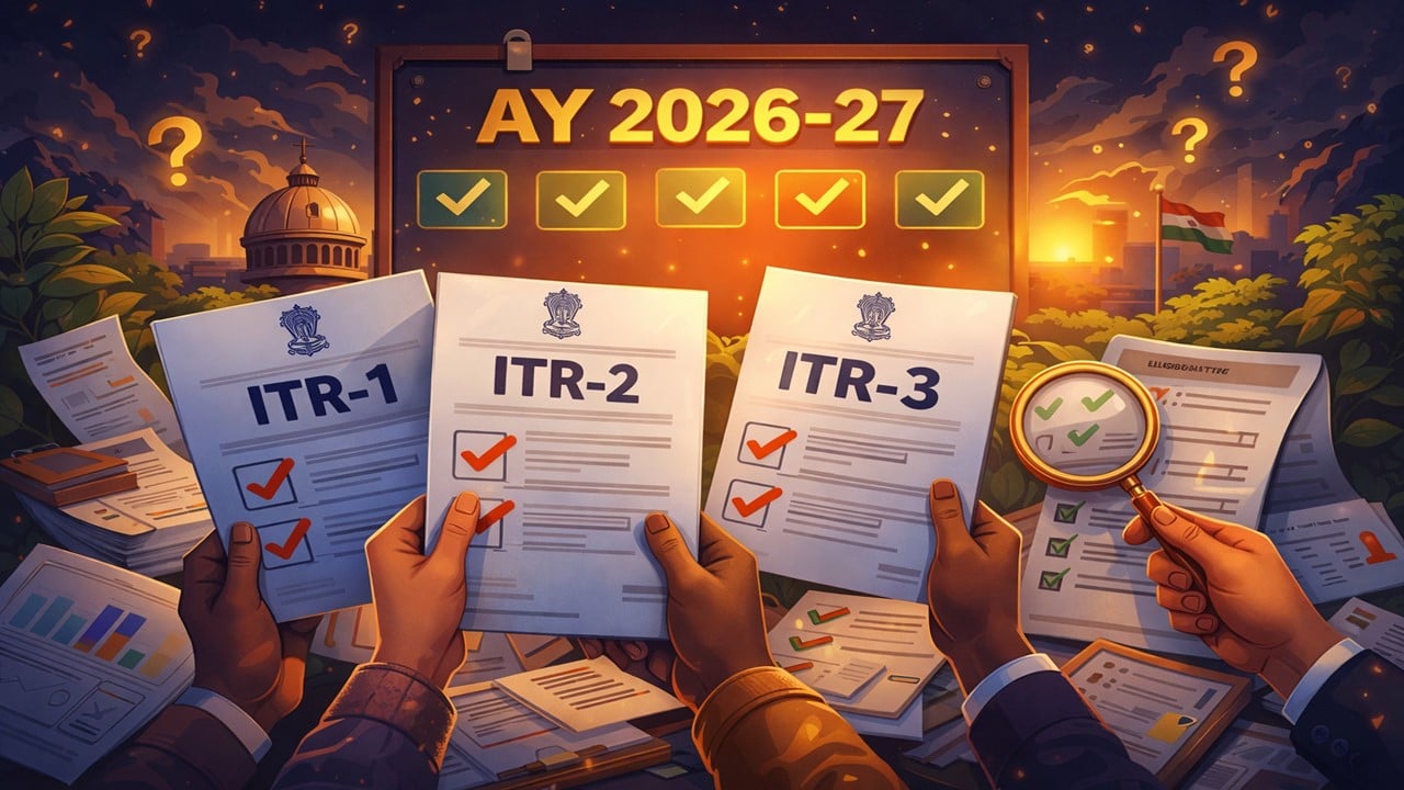 ITR Forms for AY 2026-27 Notified: Check Eligibility Rules