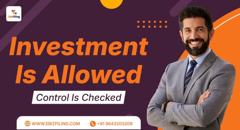 investment is allowed, control is checked