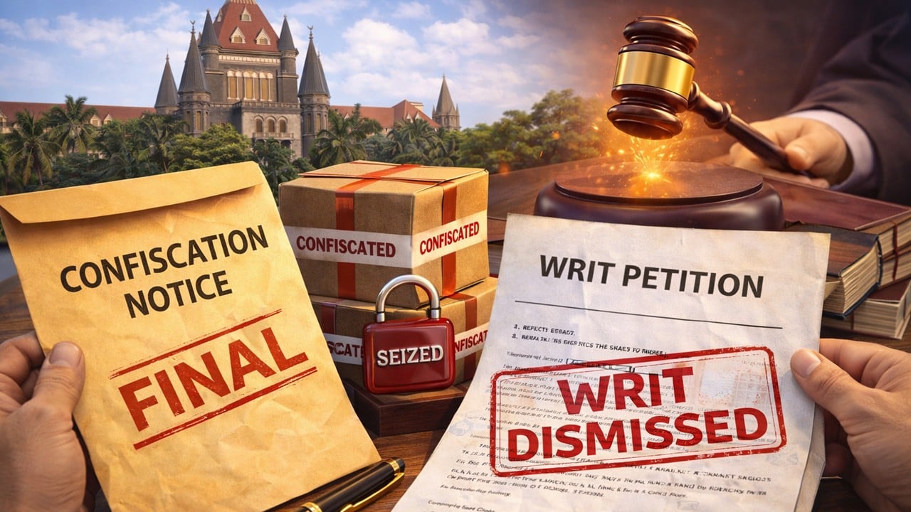 Writ Against Seizure Dismissed After Valid Confiscation Notice Attains Finality