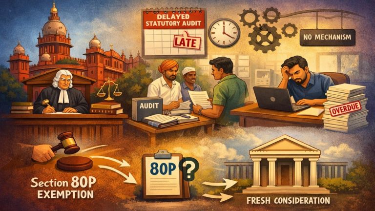 High Court Grants Section 80P Exemption despite Belated ITR Filing