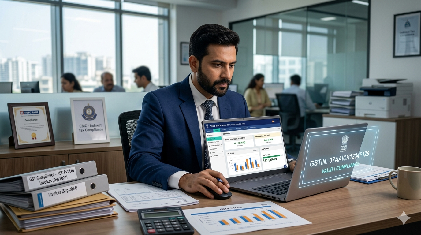 GST registration online process steps India