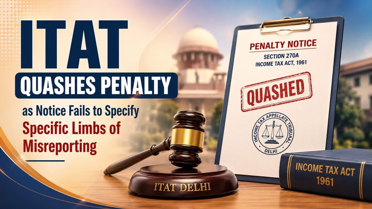 ITAT Deletes Income Tax penalty against incorrect HRA Exemption