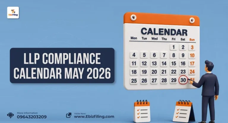 LLP compliance calendar May 2026 with ROC, GST, TDS, and tax filing due dates