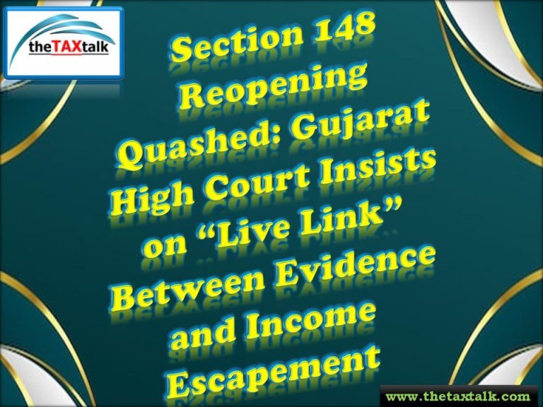 Gujarat High Court Insists on