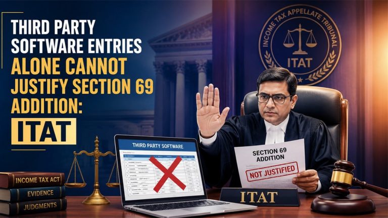 Third-Party Software Entries Alone Cannot Justify Section 69 Addition: ITAT
