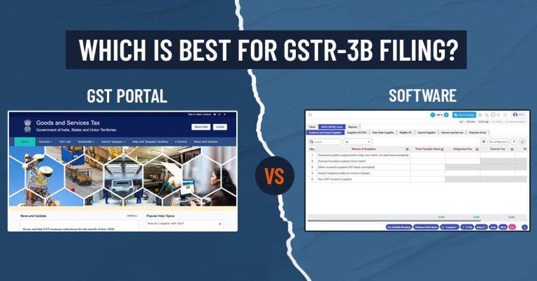 GST Portal vs Software: Which Is Best for GSTR-3B Filing