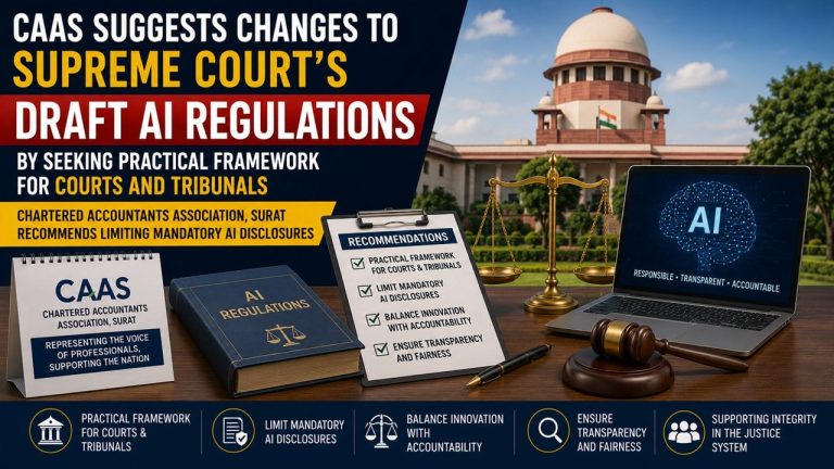 CAAS Suggests Changes to Supreme Court's Draft AI Regulations By Seeking Practical Framework for Courts and Tribunals