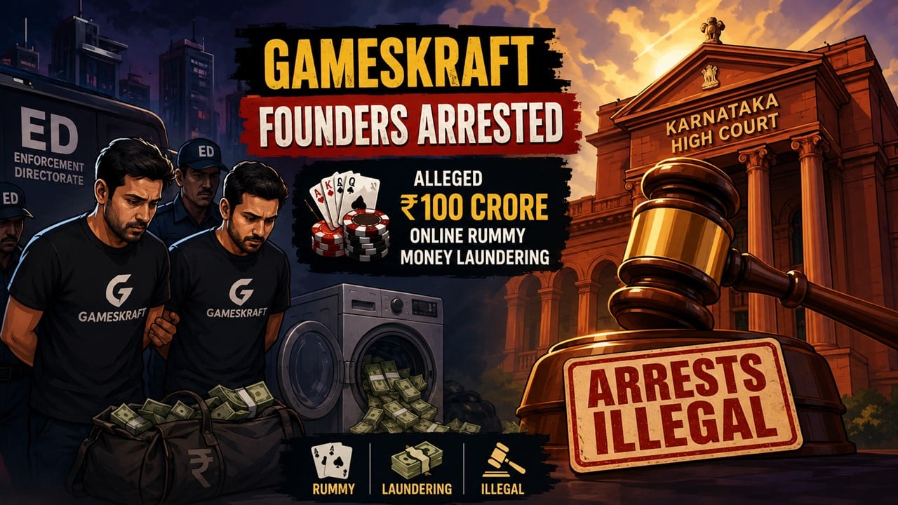 High Court Strikes Down ED Arrests in Gaming Fraud Probe