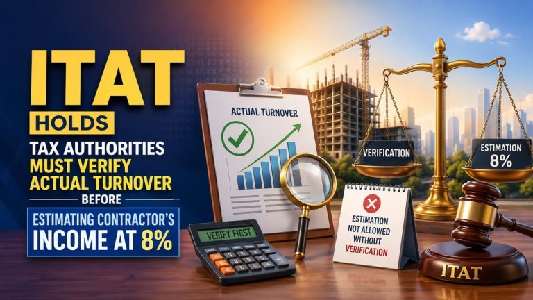 Civil Contractor Faced Rs. 1.51 Crore Addition After AO Applied 10% Profit Rate on Rs. 26.94 Crore Receipts; ITAT Orders Fresh Examination and 8% Profit Estimation