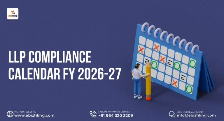 LLP Compliance Calendar FY 2026-27 with key filing and compliance due dates