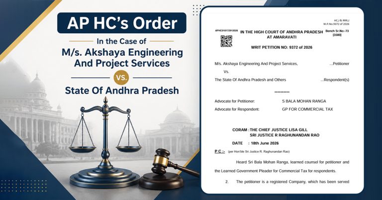 Andhra Pradesh HC Directs Fresh GST Orders, Refuses Composite Demands for Multiple AYs