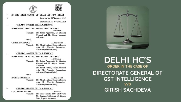 Delhi HC Upholds 7-Day Prior Notice Before Coercive GST Action Despite DGGI Challenge