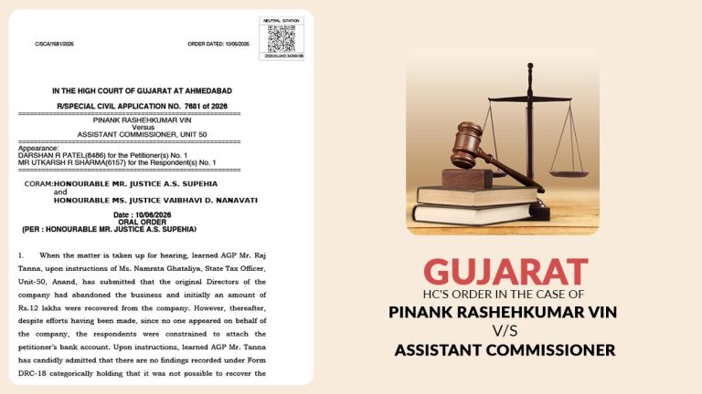 GST Recovery from Director Invalid Without Prior Notice Under Section 89