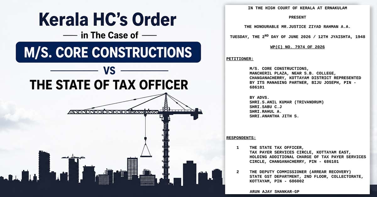 GST ITC Cannot Be Denied if Tax Returns Filed Within Section 16(5) Deadline