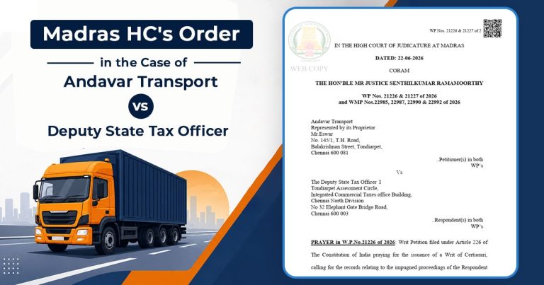 Madras HC Orders Reconsideration After Finding Dual GST Orders for the Same Tax Period