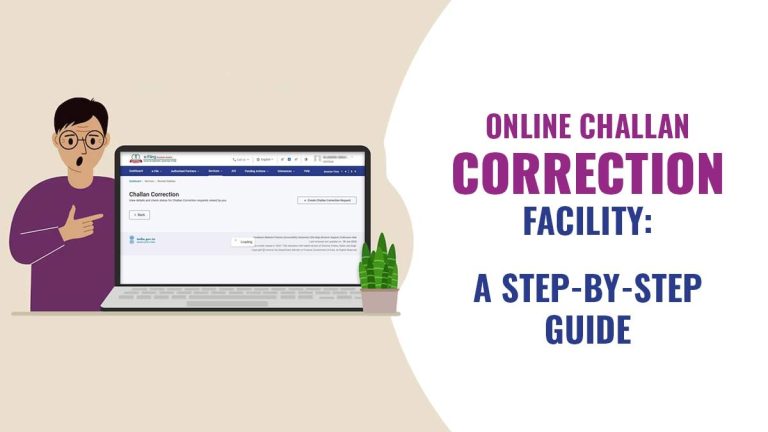 How to Use Online Challan Correction Facility on IT Portal