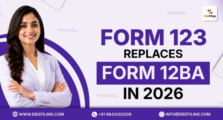 Form 123 replaces Form 12BA under the Income Tax Act