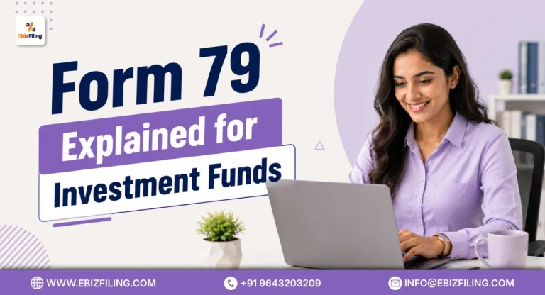 Form 79 explained for eligible investment funds