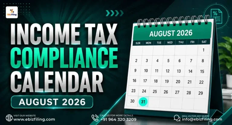 Key income tax due dates and filing deadlines for August 2026