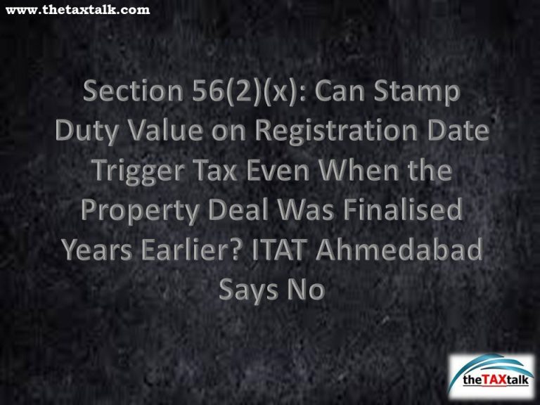 Can Stamp Duty Value on Registration Date