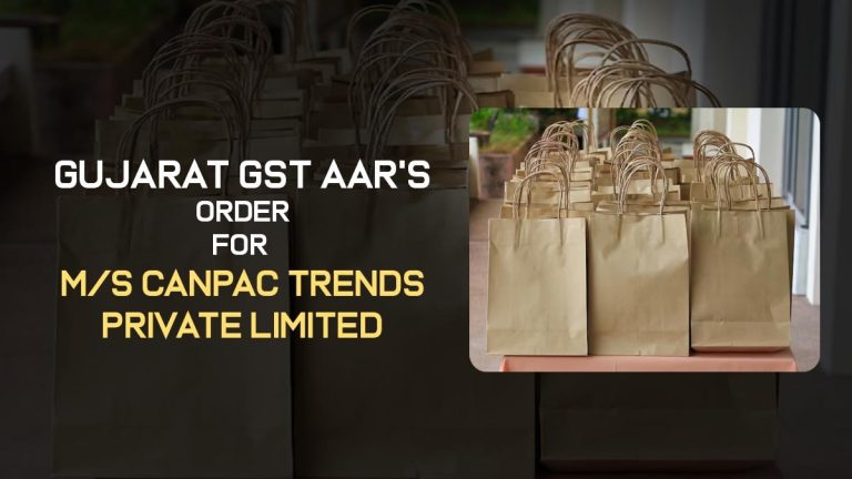 Paper Bags Attract 5% GST, Rejects 18% Tax Classification