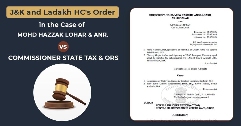 One-Day Delay Invalid in GST Penalty Proceedings U/S 129(3)