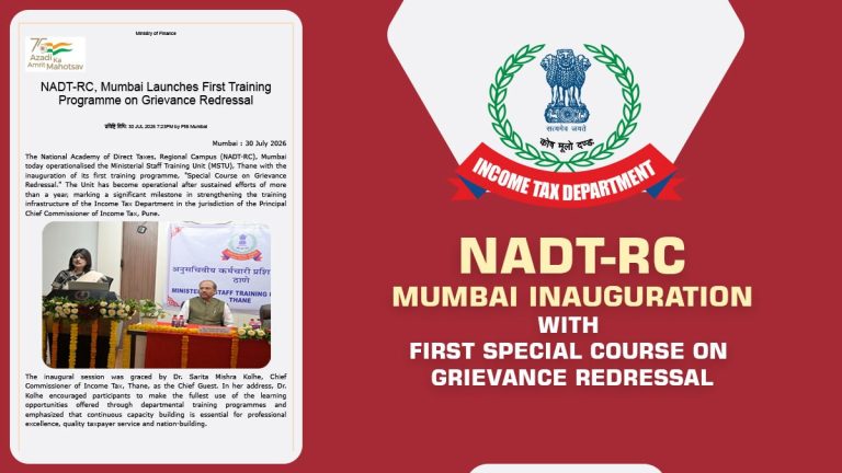 NADT-RC, Mumbai Launches First Training Programme on Grievance Redressal