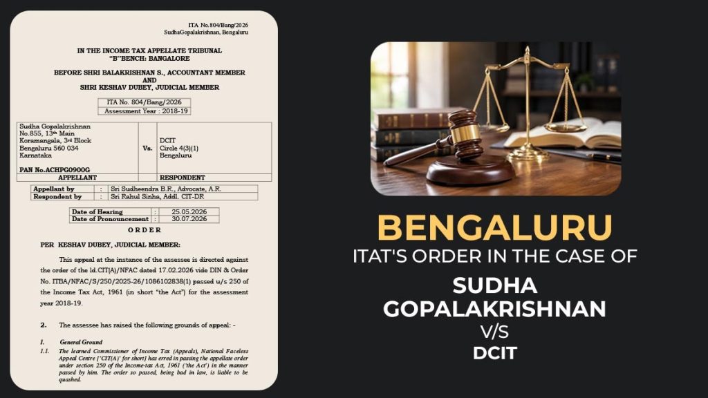 Bengaluru ITAT